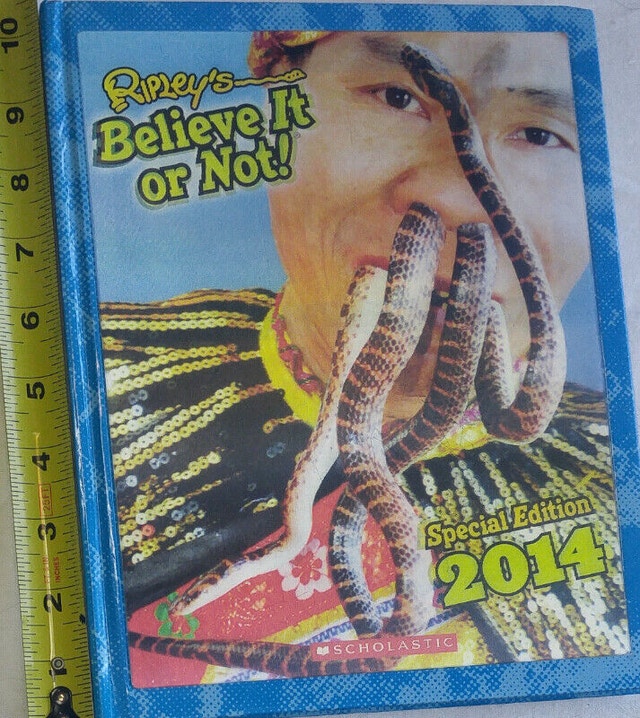 2014 Ripley's Believe it or Not 3D Linear Hard Cover Book