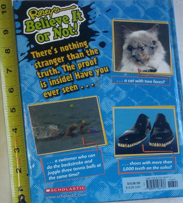 2014 Ripley's Believe it or Not 3D Linear Hard Cover Book - photo 2