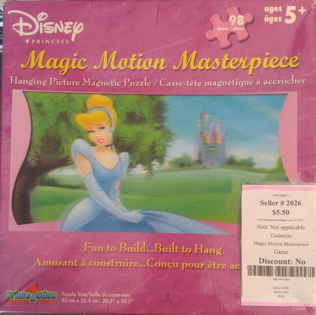 Disney Princess Magic Motion Masterpiece Magnetic Hanging Puzzle