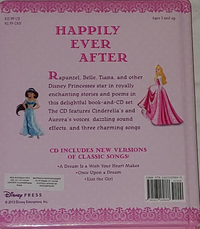 Disney's Tiara Time Read-Along Book & CD - photo 3