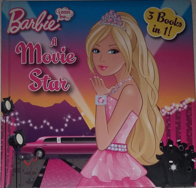 Barbie I Can Be A Movie Star 3 in 1 Book