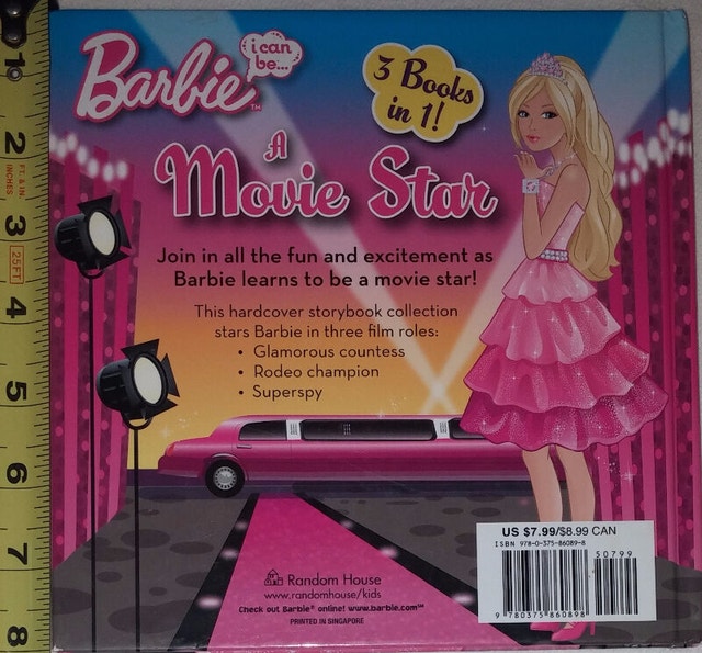 Barbie I Can Be A Movie Star 3 in 1 Book - photo 2