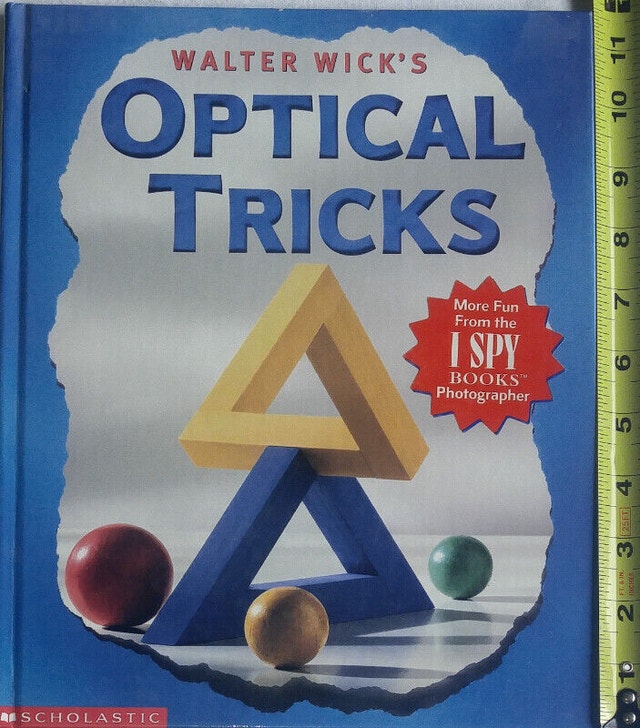 Scholastic Optical Tricks Hard Cover Book