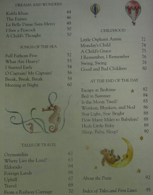 The Children's Classic Poetry Collection Hard Cover Book - photo 4