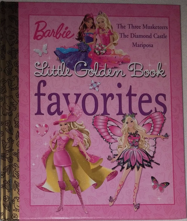 Little Golden Book Barbie Favorites - 3 Stories in 1 Book