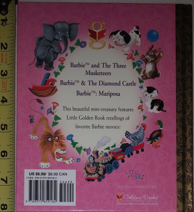 Little Golden Book Barbie Favorites - 3 Stories in 1 Book - photo 2