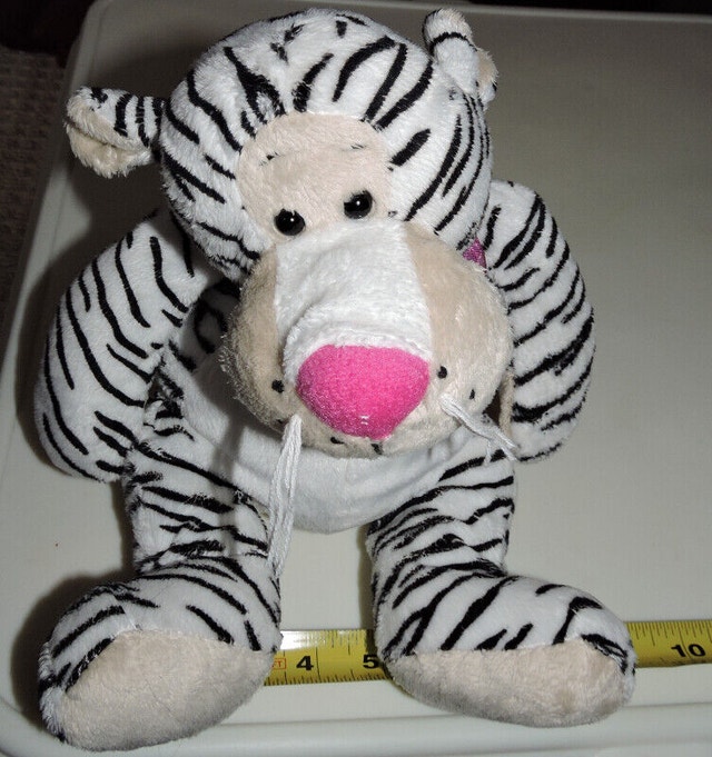 Plush Twin Tigers Stuffed Animals Black & White and Brown - photo 2