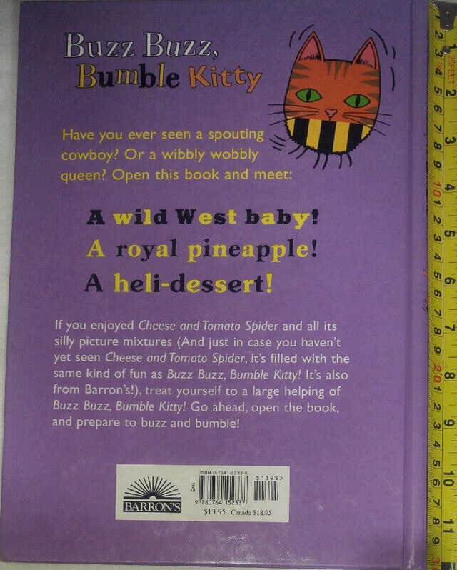 Buzz, Buzz, Bumble Kitty Hard Cover Book of Mix & Match - photo 2