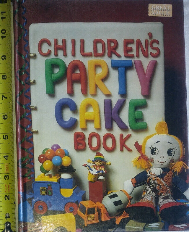Children's Party Cake Hard Cover Book