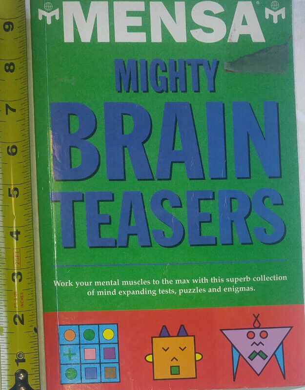 Mensa Mighty Brain Teasers Thick Book