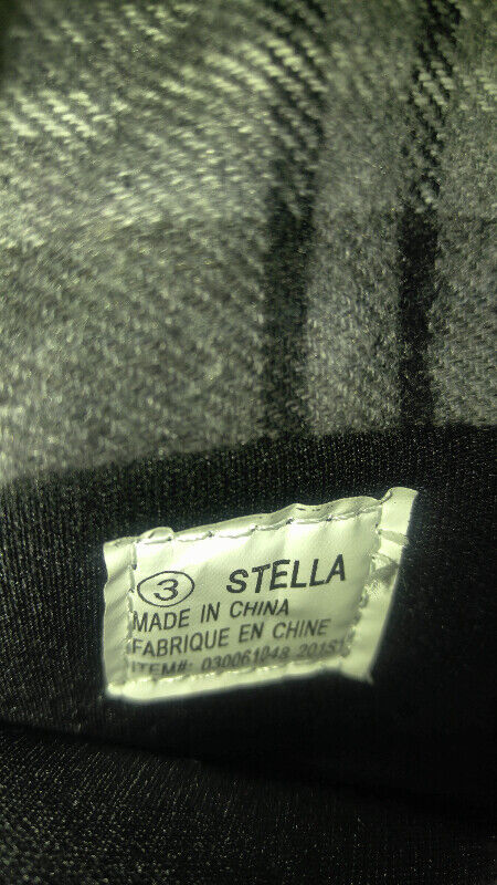 Girl's Size 3 Black Grey Lined Fold Down Boots - photo 2