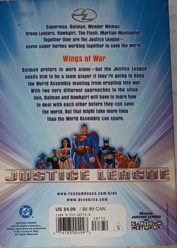 2 DC Justice League Books - Wings of War & Coloring Activity - photo 2