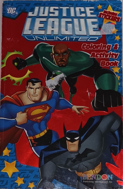 2 DC Justice League Books - Wings of War & Coloring Activity - photo 3