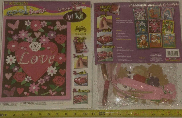 Qty 2 NEW Creative Hands Cool Foam Love Art Kits - photo 2