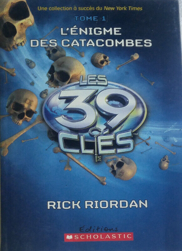Scholastic Les 39 Clues L'Enigme Des Catacombes Livre - French