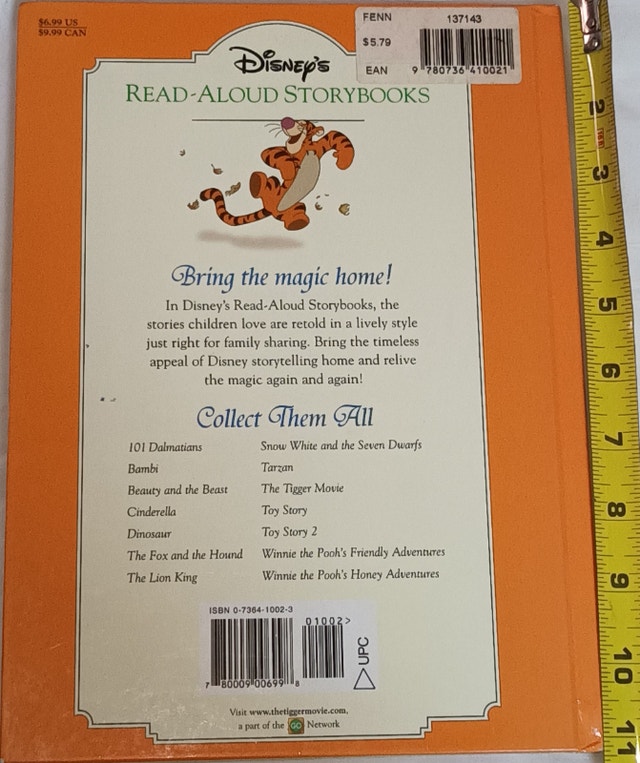Winne the Poohs The Tigger Movie A Read Aloud Large HARD Book - photo 2