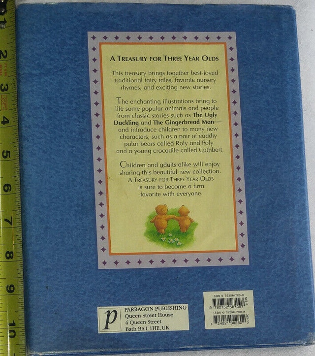A Treasury for Three Year Old's - Hard Slip Cover Story Book - photo 2