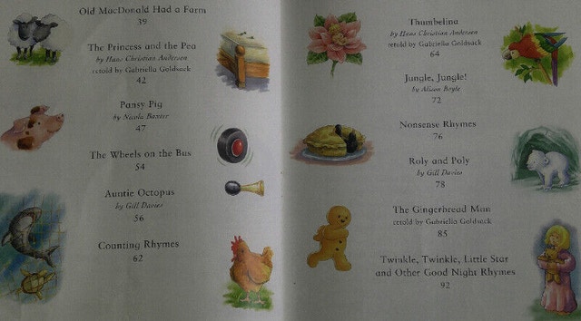 A Treasury for Three Year Old's - Hard Slip Cover Story Book - photo 3