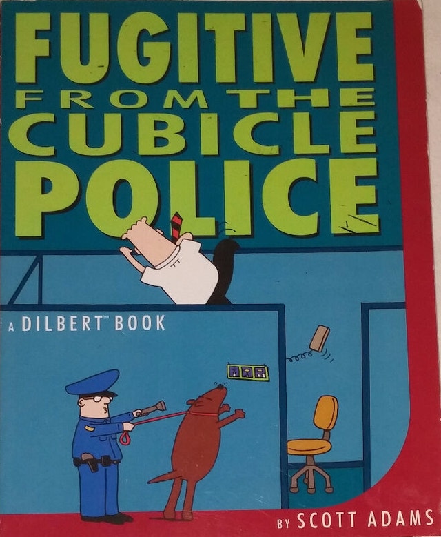 Dilbert Fugitive from the Cubicle Police Comic Book Scott Adams - photo 3