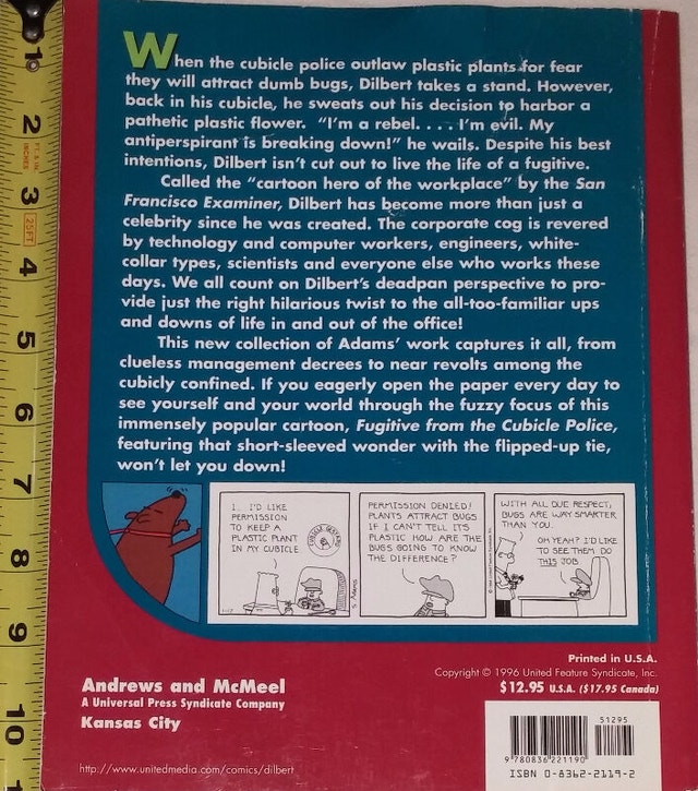 Dilbert Fugitive from the Cubicle Police Comic Book Scott Adams - photo 4