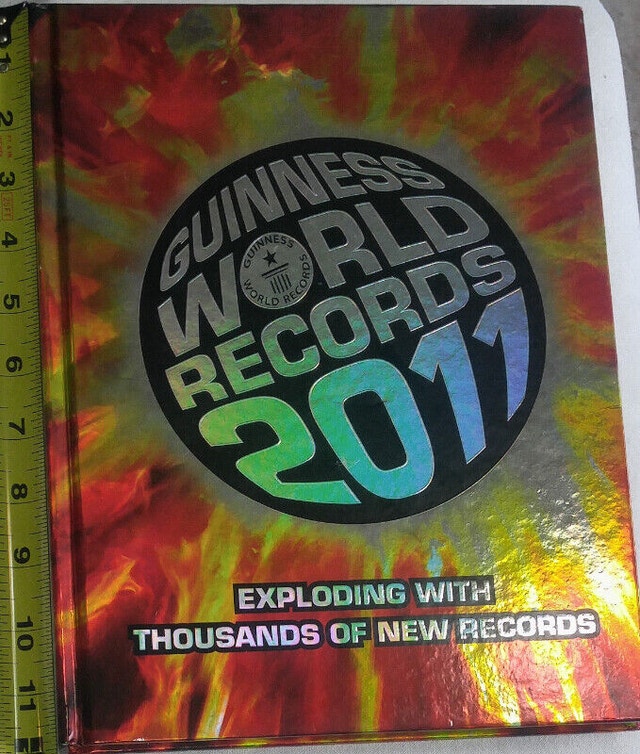 2011 Guinness World Records Large Hard Cover Book