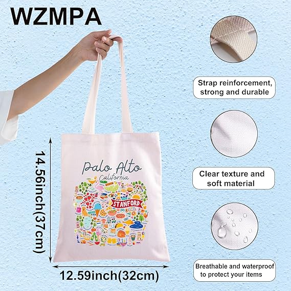 NEW WZMPA California Palo Alto Stanford Travel Tote Bag - photo 2