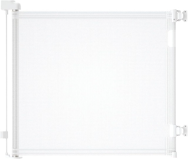 NEW Dearlomum 33x55" WHITE Retractable Baby / Pet Gate - photo 2