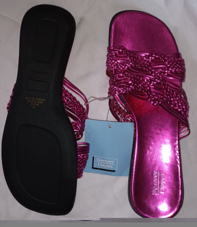 NEW Women's Size 10 Denver Hayes Hot Pink Sandals - photo 2