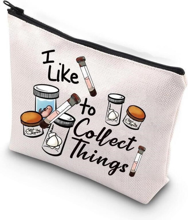 NEW WCGXKO "I Like to Collect Things" Cosmetic Bag