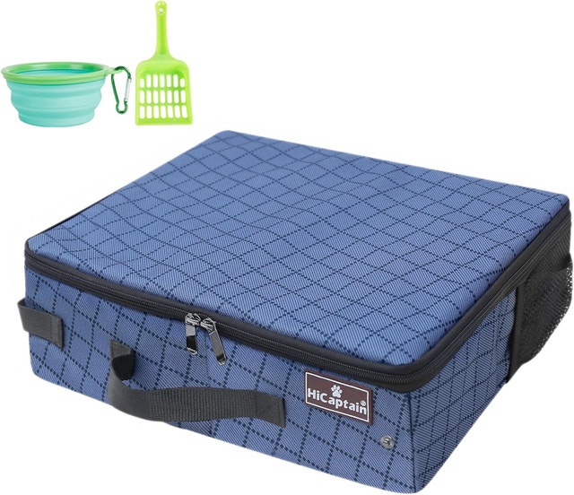 NEW HiCaptain Portable Folding Travel Litter Box