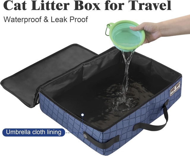 NEW HiCaptain Portable Folding Travel Litter Box - photo 3