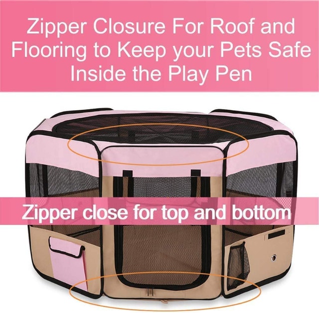NEW ZuHucpts 48" Portable Foldable Pet Playpen Exercise Tent