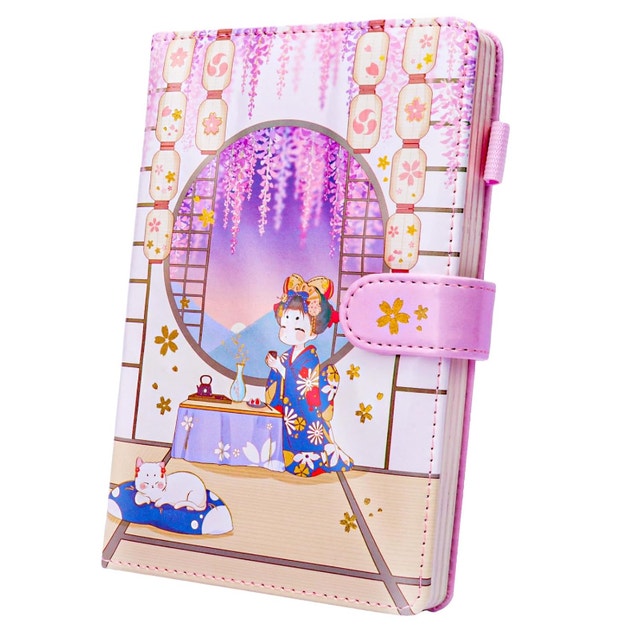 Kawaii Journal Notebook - Adounotes Cute Sakura Diary