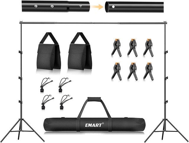 EMART 8.5 x 10 ft Photo Backdrop Stand