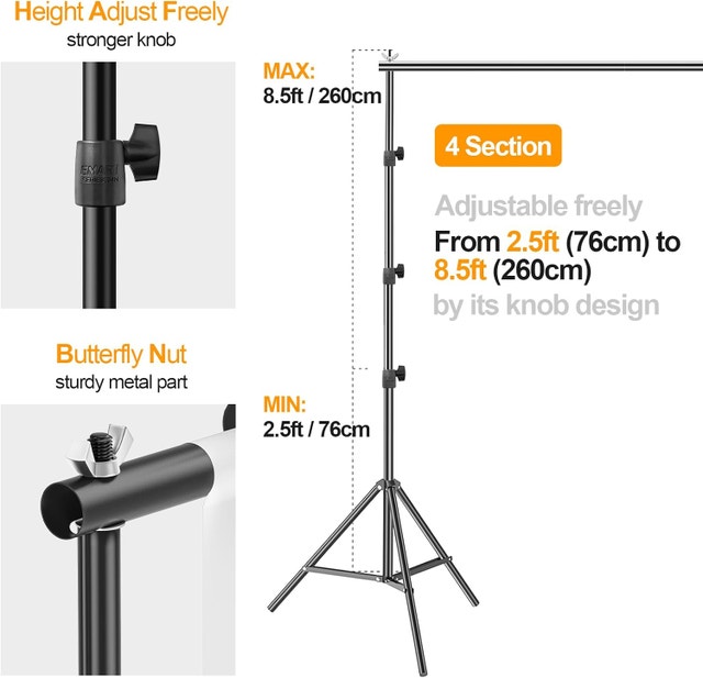 EMART 8.5 x 10 ft Photo Backdrop Stand - photo 2
