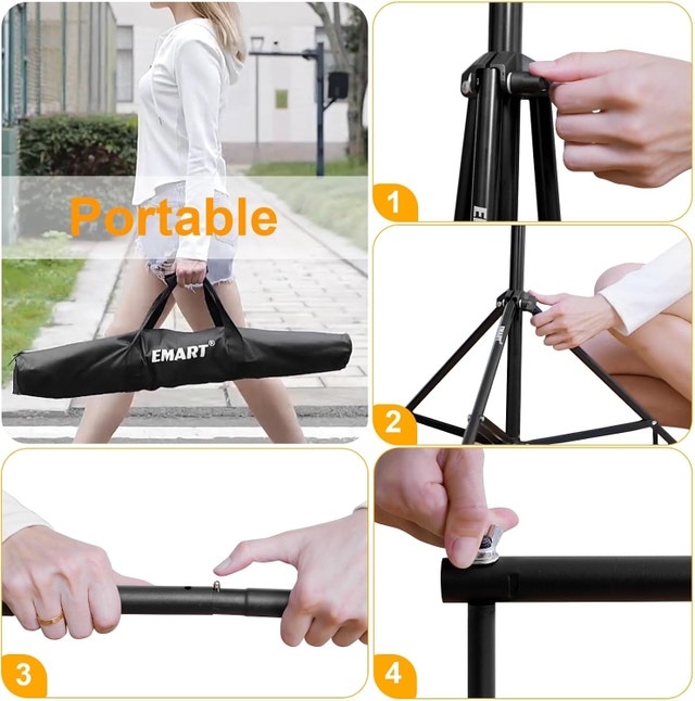 EMART 8.5 x 10 ft Photo Backdrop Stand - photo 5