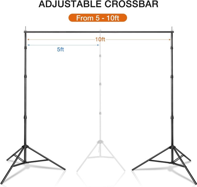 Yesker 10 X 10 ft Photo Video Studio Background Support Stand - photo 2