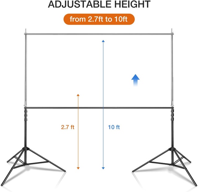 Yesker 10 X 10 ft Photo Video Studio Background Support Stand - photo 3