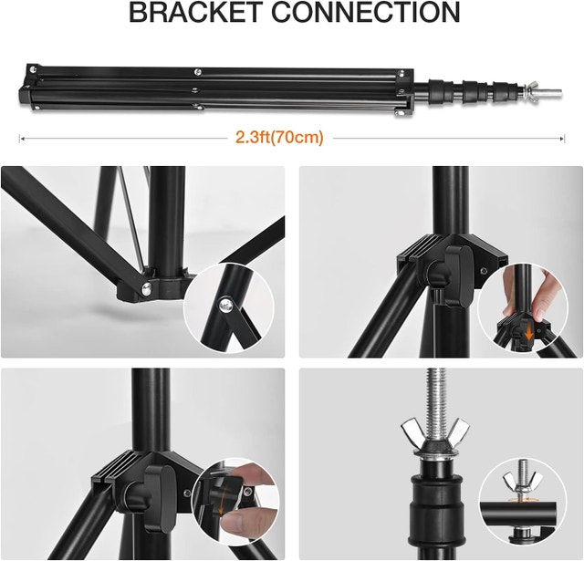 Yesker 10 X 10 ft Photo Video Studio Background Support Stand - photo 4