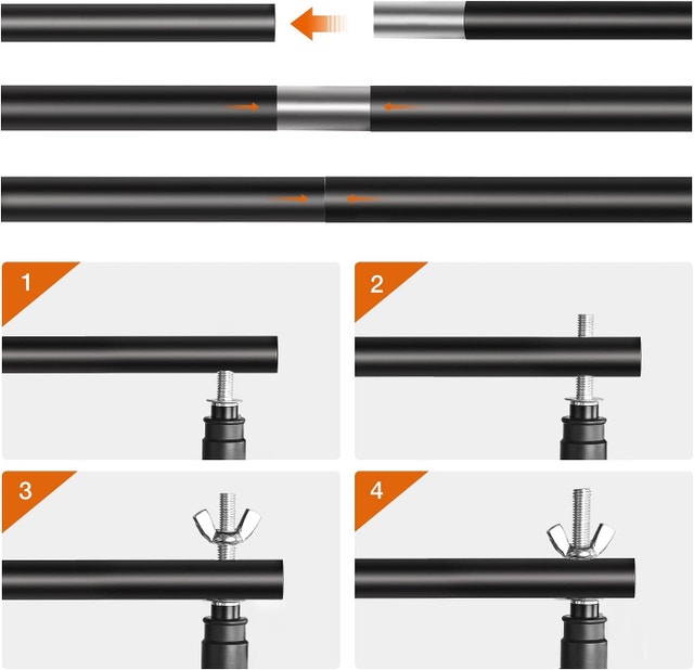 Yesker 10 X 10 ft Photo Video Studio Background Support Stand - photo 5