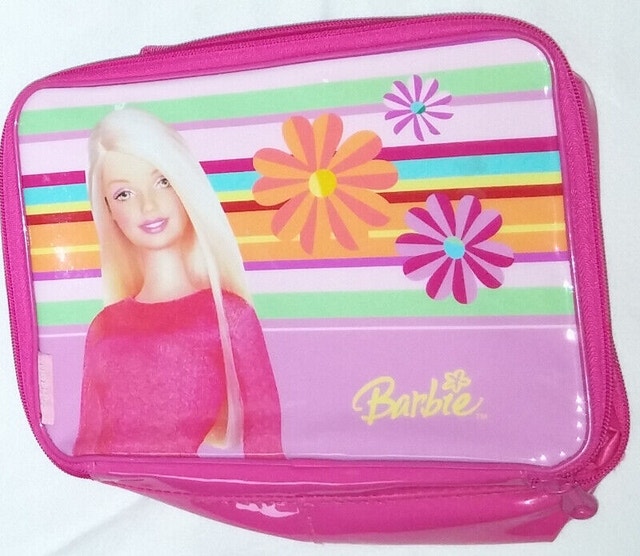 Qty 2 x Barbie Pink Lunch Bags - EUC - photo 2