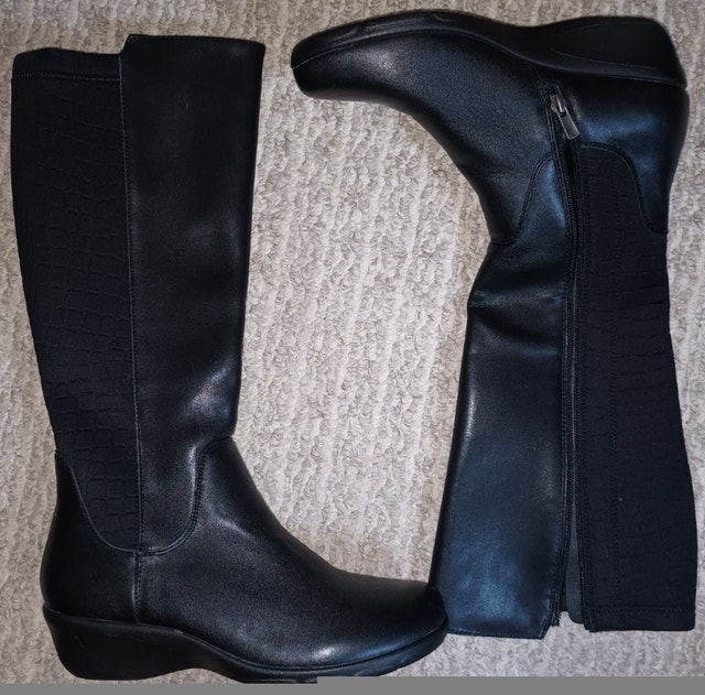 NEW Propét West Knee High Leather Boots - Size 7.5 - photo 3