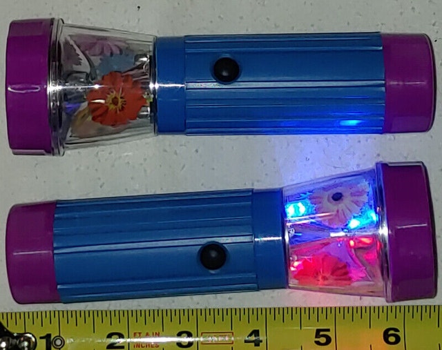 2 Kid's Flashlights - Red & Blue Lanterns