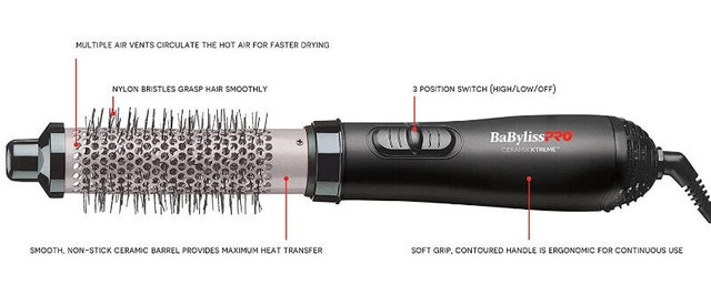 SOLD BaBylissPRO Ceramix Xtreme 1-1/4" Hot Air Styler - photo 4