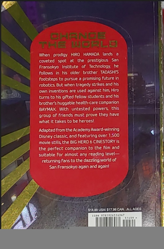 Big Hero 6 Cinestory Comic Book - photo 3