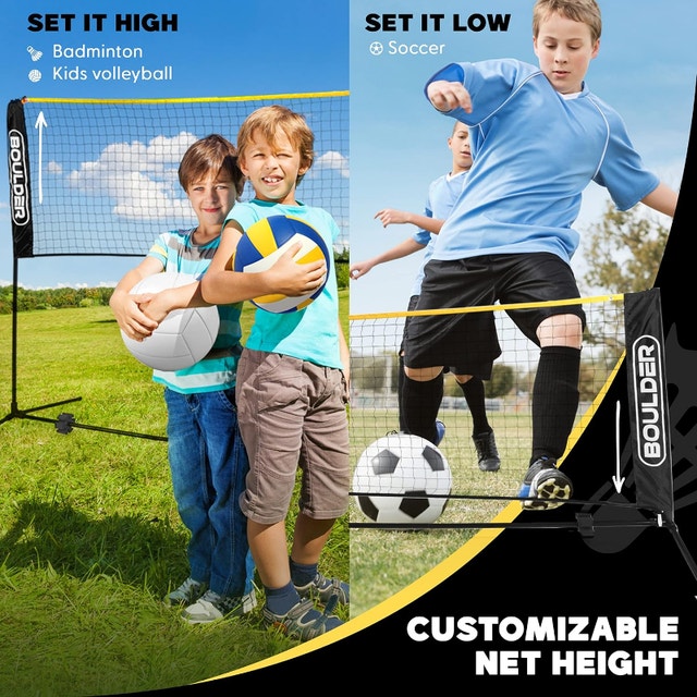 NEW 17' Portable Badminton Net Set Tennis, Soccer, Pickleball - photo 5