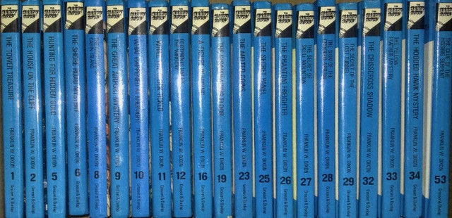 20+ Hardy Boys Plastic Hard Cover Books