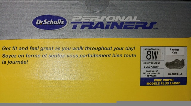 NEW 8W Dr Scholls Black Personal Trainers Sneakers Shoes - photo 3