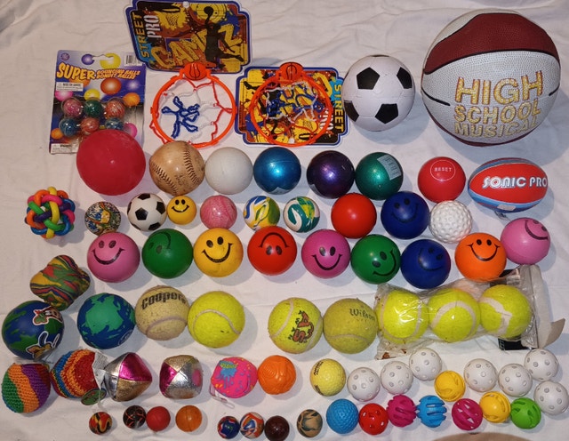 Large Lot of Toy Play Balls - photo 2
