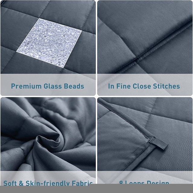 NEW Weighted Idea Cooling Blanket Queen 60"x80" 20lbs - photo 3